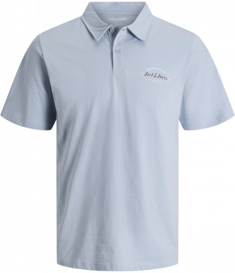 Jack & Jones Brandon Short Sleeve Polo Blue - Polos - Polos homme grande taille