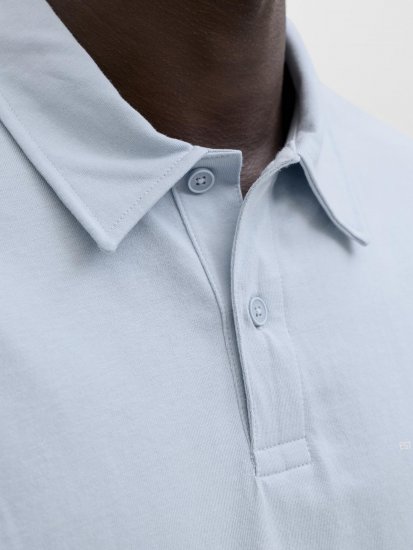 Jack & Jones Brandon Short Sleeve Polo Blue - Polos - Polos homme grande taille