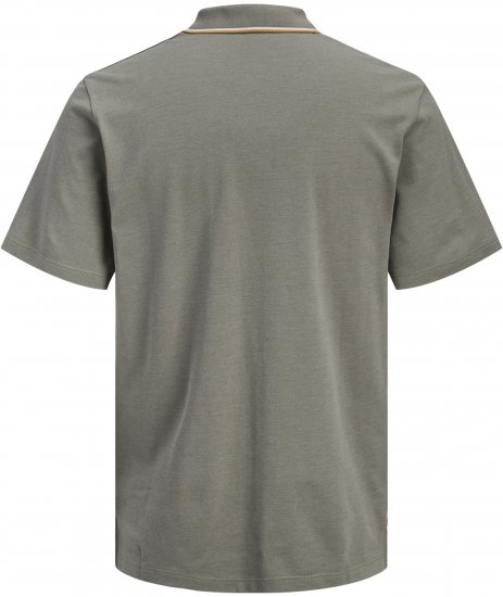 Jack & Jones Blaze Short Sleeve Polo Grey - Polos - Polos homme grande taille