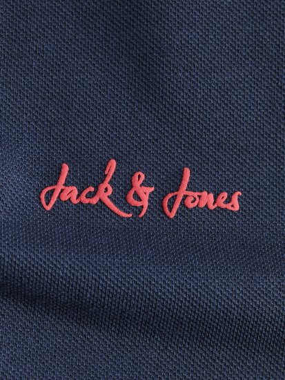 Jack & Jones Blaze Short Sleeve Polo Navy - Polos - Polos homme grande taille