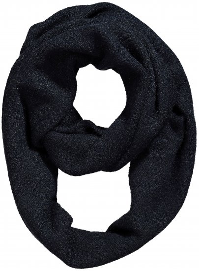 Ulla Popken Knit Infinity Scarf Navy - Accessoires - 