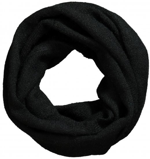 Ulla Popken Knit Infinity Scarf Black - Accessoires - 