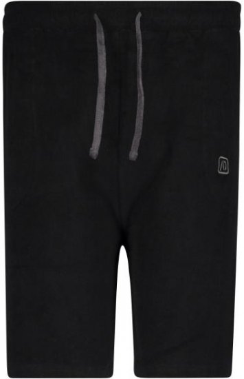 Adamo Terry Shorts Black - Tous les vêtements - Vêtements grande taille pour hommes