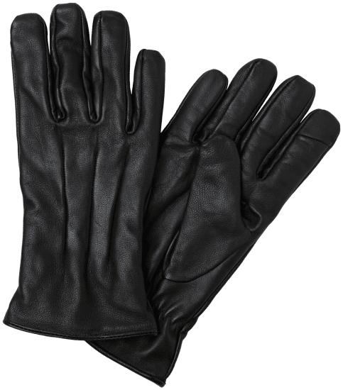 Jack & Jones Montana Leather Gloves Black - Accessoires - 