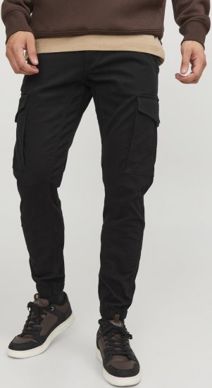 Jack & Jones Paul Flake Cargo Pants Black - Jeans et pantalons - Jeans et Pantalons grande taille 