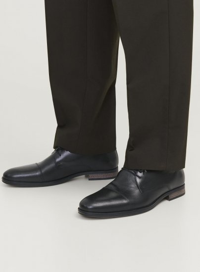 Jack & Jones Raymond Leather Shoes Anthracite - Chaussures homme 40-52 - 