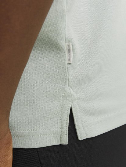 Jack & Jones Rodney Short Sleeve Polo Aqua Gray - Polos - Polos homme grande taille