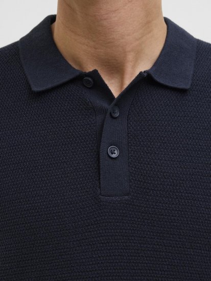 Motley Denim Big Sizes for Men Jack & Jones George Polo Short Sleeve Navy