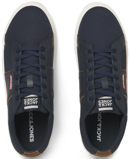 Jack & Jones Watmos Canvas Sneakers Navy Blazer - Chaussures homme 40-52 - 