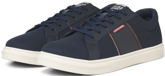 Jack & Jones Watmos Canvas Sneakers Navy Blazer - Chaussures homme 40-52 - 