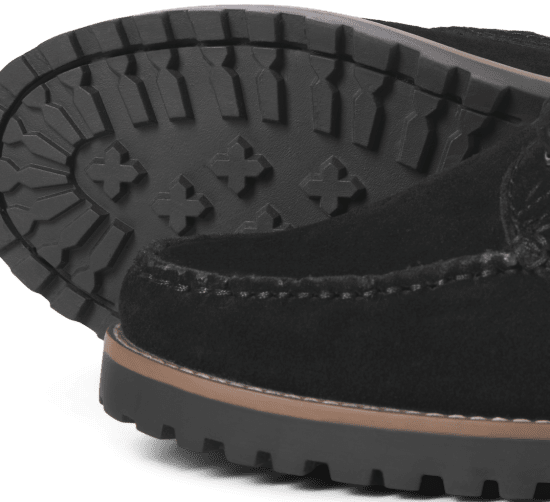 Jack & Jones Brooklyn Suede Boat Shoes Black - Chaussures homme 40-52 - 