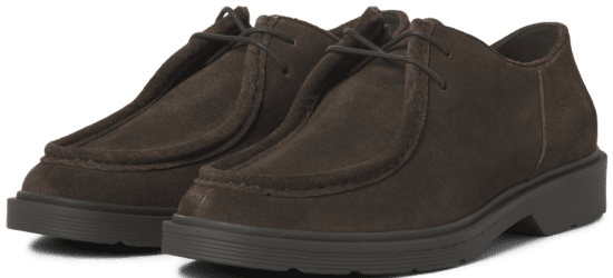 Jack & Jones Austin Suede Moc Brown Stone - Chaussures homme 40-52 - 
