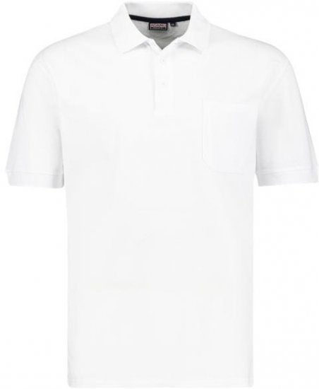 Adamo 139311 Poloshirt RF White - Polos - Polos homme grande taille