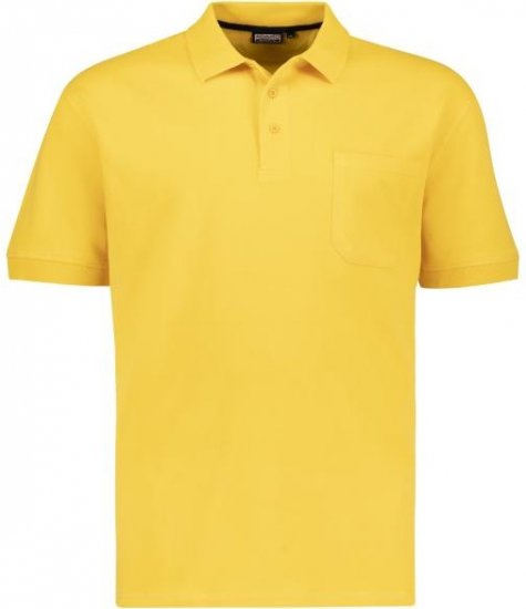 Adamo 139311 Poloshirt RF Yellow - Polos - Polos homme grande taille