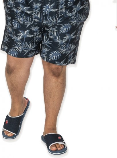 D555 DRAKE Slippers With Velcro Fastening Navy - Chaussures homme 40-52 - 