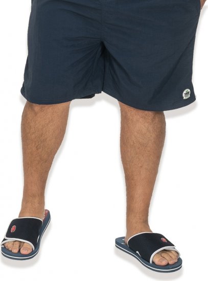 D555 DRAKE Slippers With Velcro Fastening Black - Chaussures homme 40-52 - 