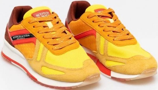 Scotch & Soda S498 Sneakers Orange - Chaussures homme 40-52 - 