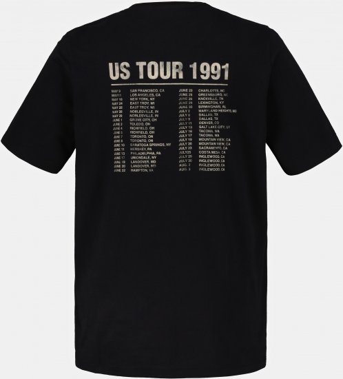 JP1880 Guns N’ Roses Skull Comfort Fit Band T-Shirt Black - T-shirts - T-shirts Homme Grande Taille