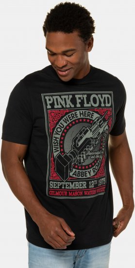 JP1880 Pink Floyd Retro Graphic Comfort Fit Band T-Shirt Black - T-shirts - T-shirts Homme Grande Taille