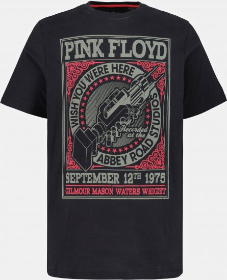JP1880 Pink Floyd Retro Graphic Comfort Fit Band T-Shirt Black - T-shirts - T-shirts Homme Grande Taille