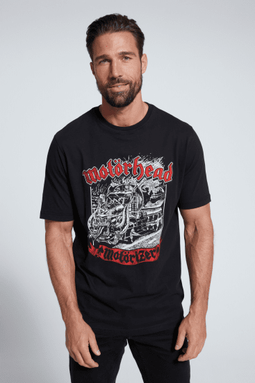 JP1880 Motörhead Graphic Band T-Shirt Black - T-shirts - T-shirts Homme Grande Taille