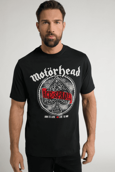 JP1880 Motörhead ACE Graphic Comfort Fit Band T-Shirt Black - T-shirts - T-shirts Homme Grande Taille
