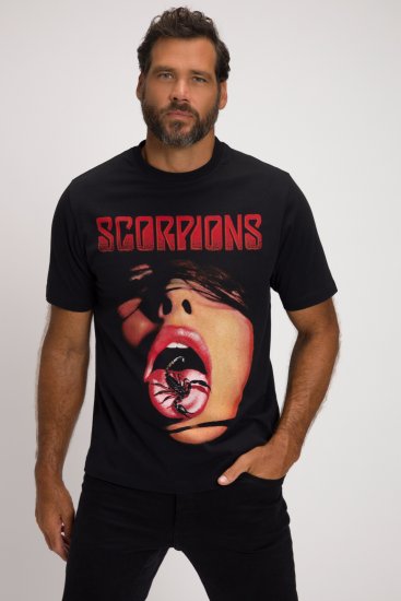 JP1880 Scorpions Graphic Comfort Fit Band T-Shirt Black - T-shirts - T-shirts Homme Grande Taille