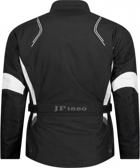 JP1880 Sporty Touring Motorcycle Jacket Black - Vêtements de moto grande taille - Vêtements moto grande taille pour hommes