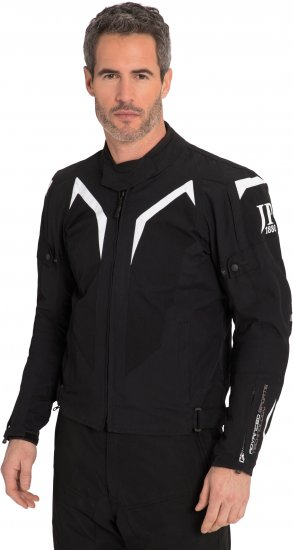 JP1880 3D Mesh Insert Motorcycle Jacket Black - Vêtements de moto grande taille - Vêtements moto grande taille pour hommes