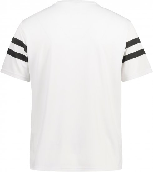  JP1880 Henley Tennis T-Shirt Snow White - Sport & outdoor - Vêtements de sport grande taille 