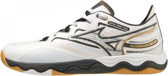 Mizuno 81GA232502 Sneakers White/Black/Gold - Chaussures homme 40-52 - 