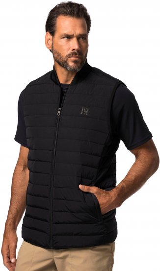 JP1880 Guilted College Collar Golf Vest Dark Navy - Sport & outdoor - Vêtements de sport grande taille 