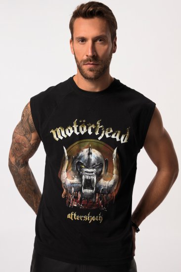 JP1880 Ozzy Motörhead Graphic Band T-Shirt Black - T-shirts - T-shirts Homme Grande Taille