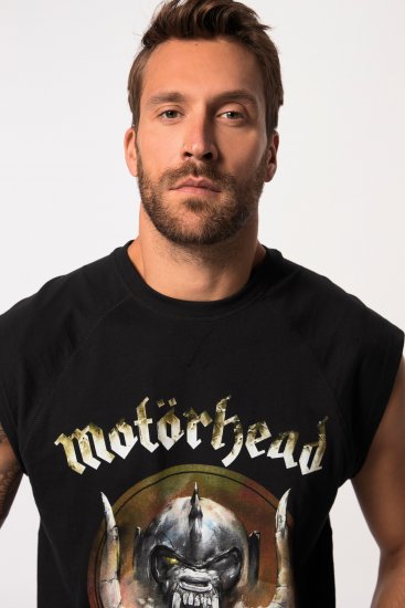 JP1880 Ozzy Motörhead Graphic Band T-Shirt Black - T-shirts - T-shirts Homme Grande Taille