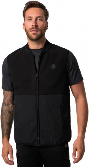 JP1880 Level 2 Double-Layer Fleece Vest Black - Sport & outdoor - Vêtements de sport grande taille 