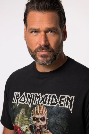 JP1880 Iron Maiden Eddie Attack Band T-Shirt Black - T-shirts - T-shirts Homme Grande Taille