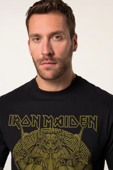 JP1880 Iron Maiden Samurai Eddie T-Shirt Black - T-shirts - T-shirts Homme Grande Taille