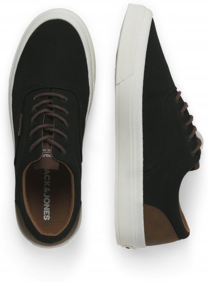 Jack & Jones Lington Canvas Sneakers Black - Chaussures homme 40-52 - 