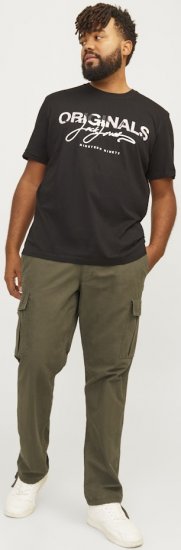 Jack & Jones KANE BARKLEY Cargopants Khaki - Jeans et pantalons - Jeans et Pantalons grande taille 