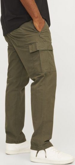 Jack & Jones KANE BARKLEY Cargopants Khaki - Jeans et pantalons - Jeans et Pantalons grande taille 