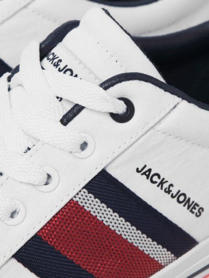 Jack & Jones Gorgon Sneakers Bright White - Chaussures homme 40-52 - 