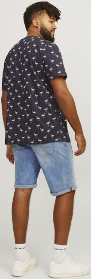 Jack & Jones Rick Original Shorts Blue Denim - Shorts - Shorts hommes grande taille