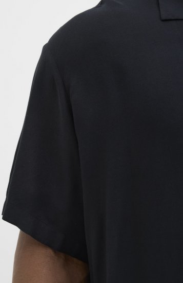 Jack & Jones Jeff Resort Shirt Black - Chemises - Chemises Grandes Tailles Hommes