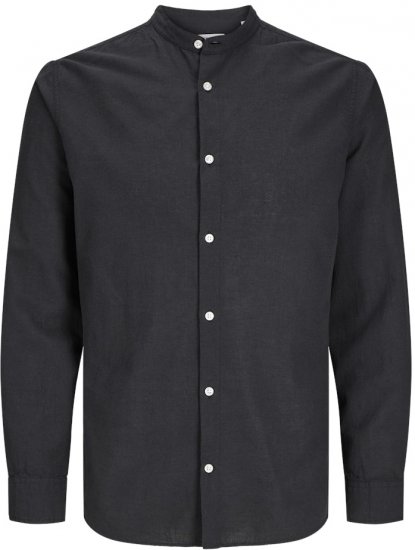 Jack & Jones Breeze Poplin Long Sleeve Shirt Black - Chemises - Chemises Grandes Tailles Hommes