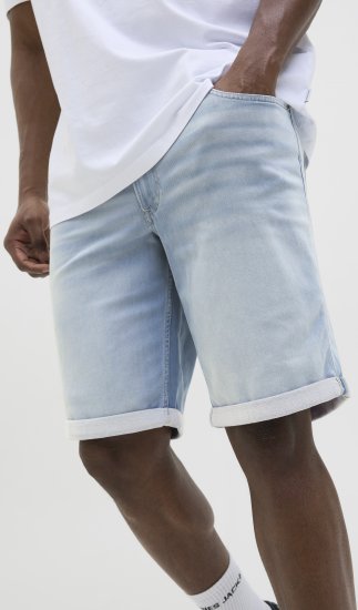 Jack & Jones Rick Icon I.K. Shorts Blue Denim - Shorts - Shorts hommes grande taille