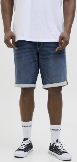 Jack & Jones Rick Con I.K. SHORTS GE 132 SN Blue Denim - Shorts - Shorts hommes grande taille