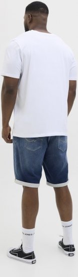 Jack & Jones Rick Con I.K. SHORTS GE 132 SN Blue Denim - Shorts - Shorts hommes grande taille