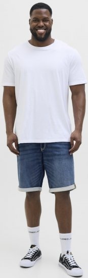 Jack & Jones Rick Con I.K. SHORTS GE 132 SN Blue Denim - Shorts - Shorts hommes grande taille
