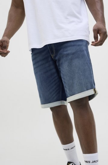 Jack & Jones Rick Con I.K. SHORTS GE 132 SN Blue Denim - Shorts - Shorts hommes grande taille