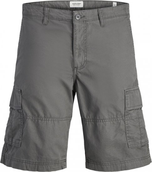 Jack & Jones Cole Mateo Cargo Shorts Castlerock - Shorts - Shorts hommes grande taille